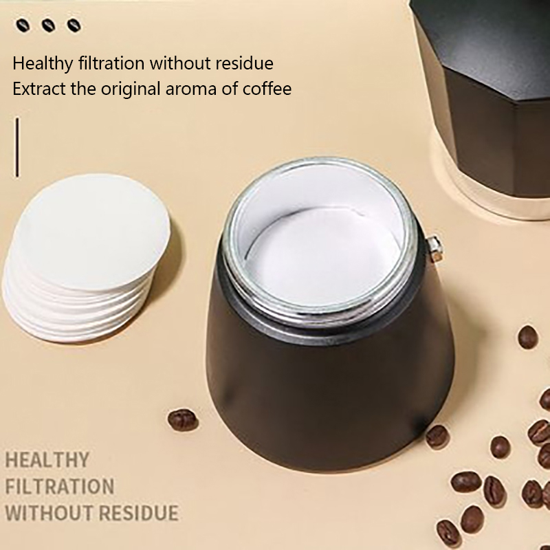 Coffee Equipment Wholesale - 100Pcs Okrągły papierowy filtr do kawy