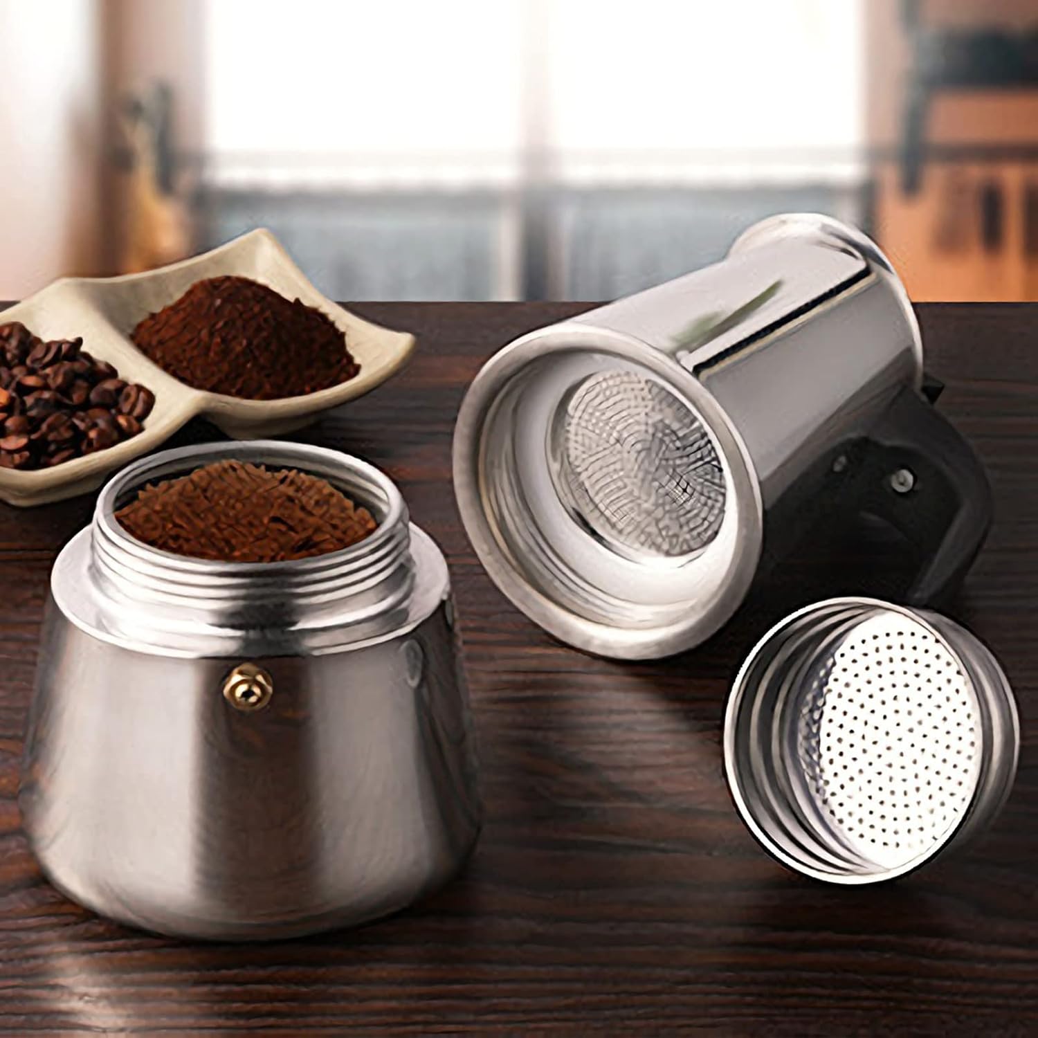4/6/9 kubki Moka Pot Caffe Mac – Coffee Equipment Wholesale recenzja i cena