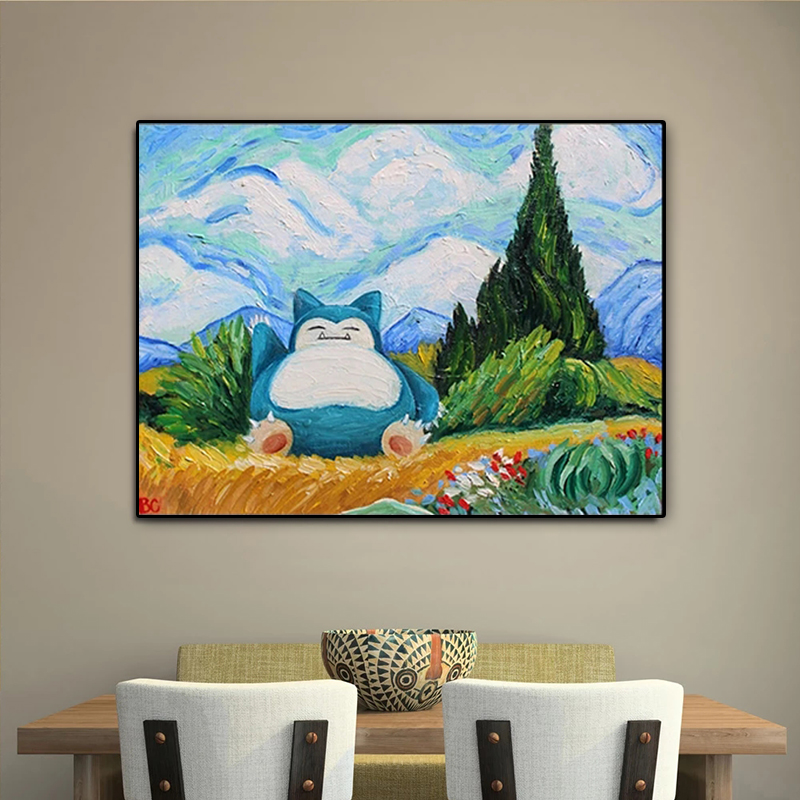 Pokemon Snorlax Van Gogh druku – Coffee X recenzja i cena