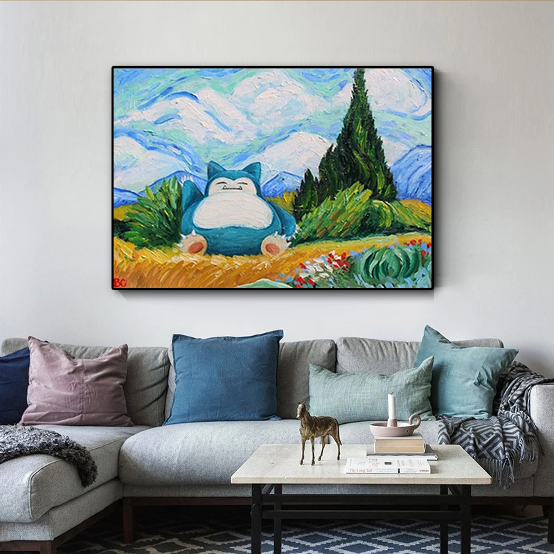 Pokemon Snorlax Van Gogh druku – Coffee X recenzja i cena