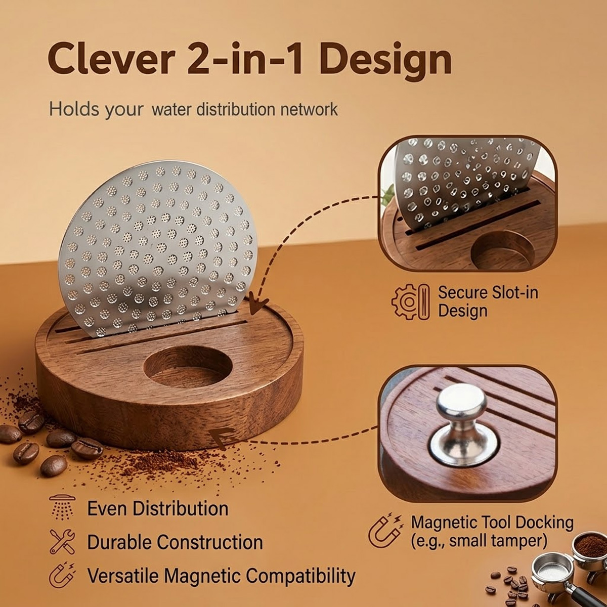 Zestaw sitka do espresso o śre – Coffee Equipment Organizer recenzja i cena